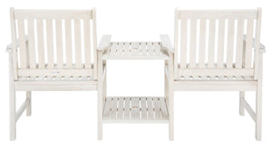 Safavieh Brea Twin Seat Bench White PAT7014C