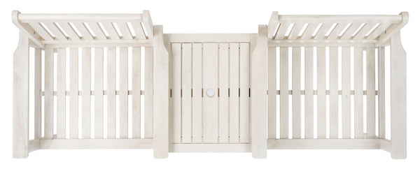 Safavieh Brea Twin Seat Bench White PAT7014C