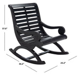 Sonora Outdoor Rocking Chair - Elegant Eucalyptus Design for Cozy Relaxation & Stylish Patio Moments