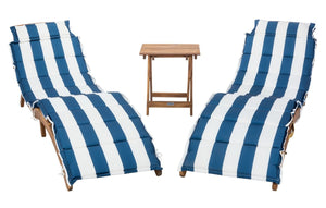 Pacifica Elegant 3-Piece Outdoor Lounge Set with Weather-Resistant Cushions for Stylish Relaxation