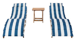 Pacifica Elegant 3-Piece Outdoor Lounge Set with Weather-Resistant Cushions for Stylish Relaxation