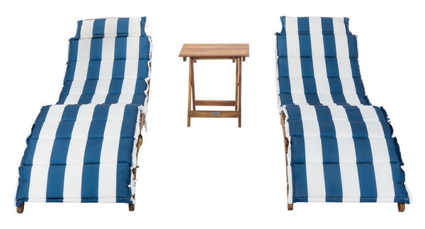 Pacifica Elegant 3-Piece Outdoor Lounge Set with Weather-Resistant Cushions for Stylish Relaxation