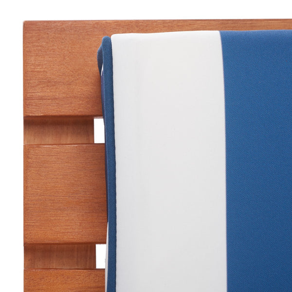 Newport Outdoor Lounge Chair with Side Table - Elegant Eucalyptus Design for Ultimate Relaxation