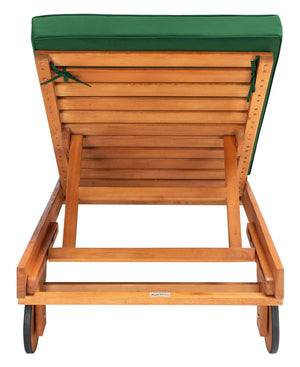 Newport Outdoor Lounge Chair with Side Table - Stylish Eucalyptus Design for Relaxation & Mobility