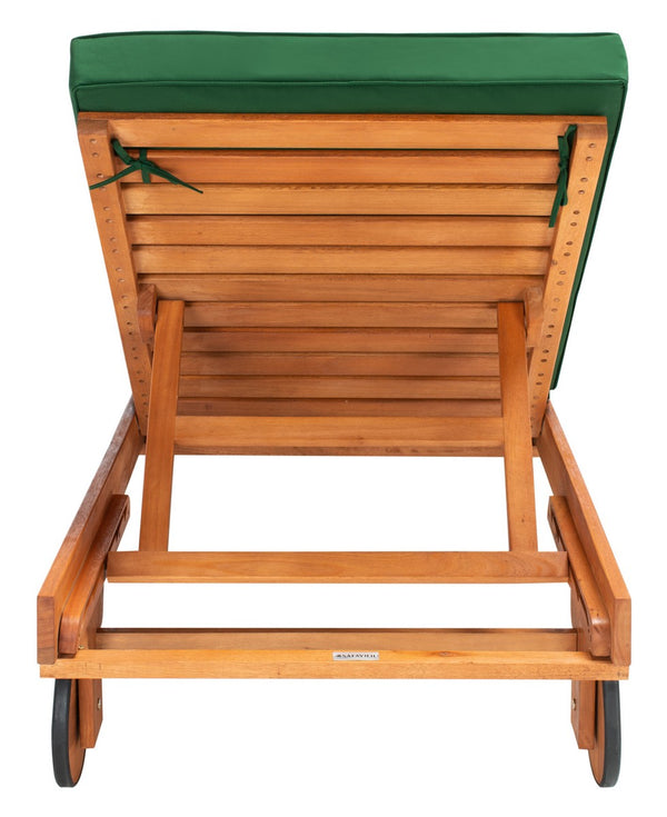 Newport Outdoor Lounge Chair with Side Table - Stylish Eucalyptus Design for Relaxation & Mobility