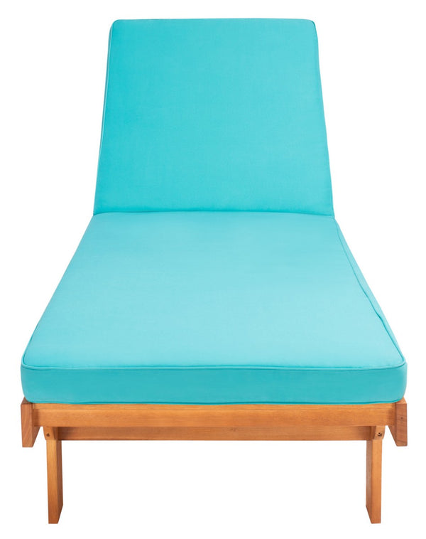 Newport Outdoor Lounge Chair with Side Table - Stylish Eucalyptus Design for Relaxation & Mobility
