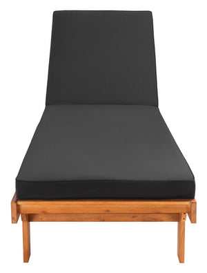 Newport Outdoor Lounge Chair with Side Table - Stylish Eucalyptus Design for Relaxation & Mobility