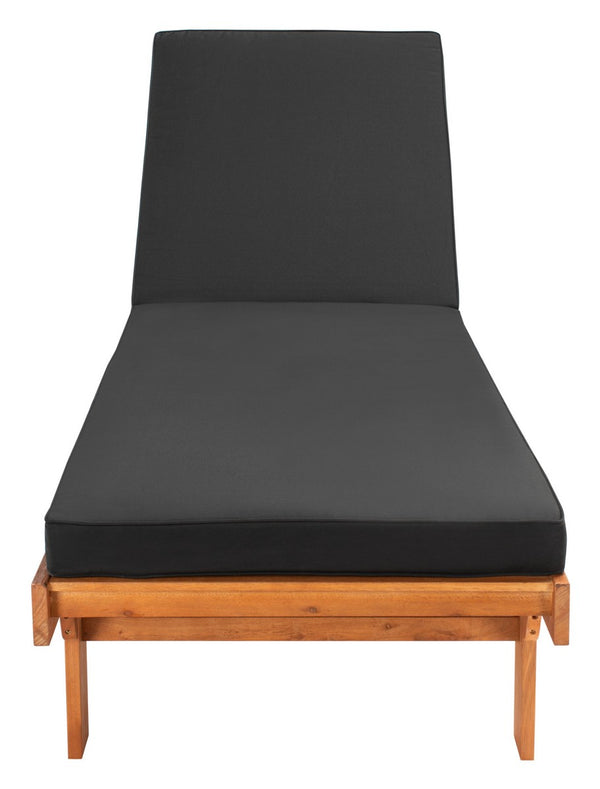 Newport Outdoor Lounge Chair with Side Table - Stylish Eucalyptus Design for Relaxation & Mobility