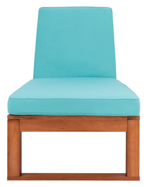 Solano Outdoor Sunlounger - Modern Eucalyptus Design with Plush Cushion for Ultimate Relaxation