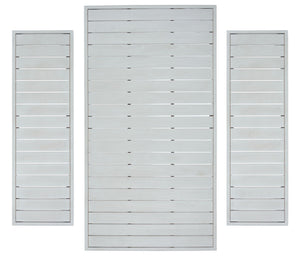 Safavieh Dario 3 Piece Dining Set With 59 Inch L Table And 2 Backless Benches PAT7029B