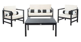 Montez 4 Piece Outdoor Set With Accent Pillows