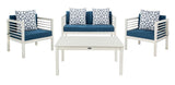 Alda 4 Piece Outdoor Set With Accent Pillows