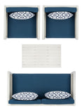 Alda 4 Piece Outdoor Set With Accent Pillows