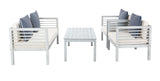 Alda 4 Piece Outdoor Set With Accent Pillows