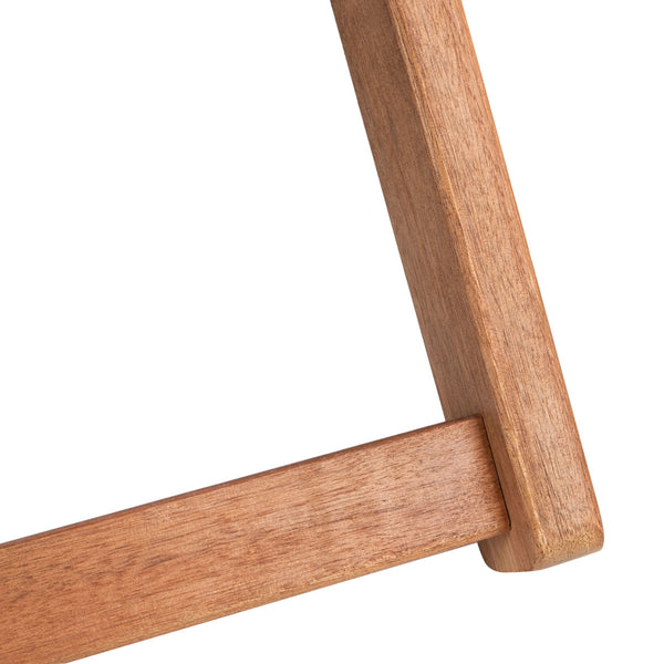 Loren Sling Chair Set of 2 - Luxurious Eucalyptus Wood Lounge Chairs for Stylish Outdoor Relaxation