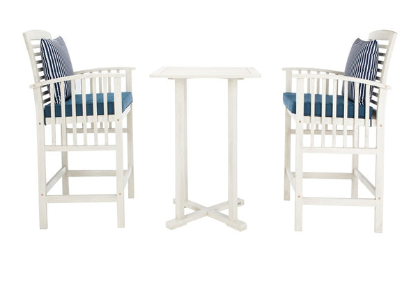 Pate 3-Piece Bistro Set - Stylish Bar-Height Table and Chairs for Outdoor Entertaining Spaces