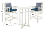 Pate 3 Piece Bar 39.8-Inch H Table Bistro Set