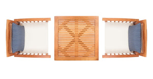 Pate 3-Piece Bistro Set - Stylish Bar-Height Table and Chairs for Outdoor Entertaining Spaces