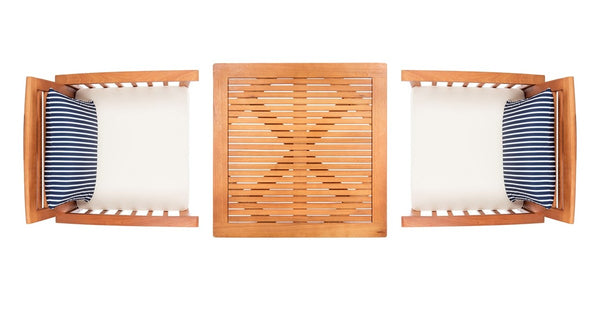 Pate 3-Piece Bistro Set - Stylish Bar-Height Table and Chairs for Outdoor Entertaining Spaces