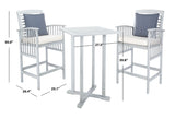 Pate 3 Piece Bar 39.8-Inch H Table Bistro Set