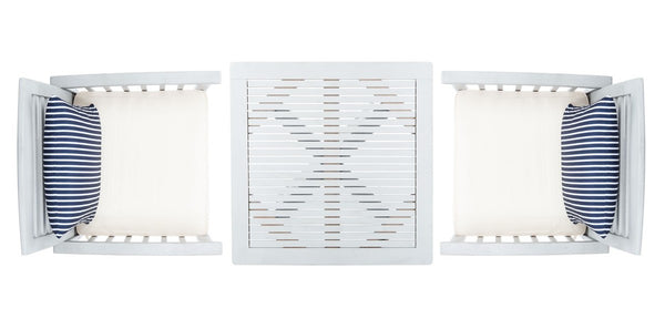 Pate 3-Piece Bistro Set - Stylish Bar-Height Table and Chairs for Outdoor Entertaining Spaces