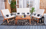 Safavieh Chaston 4 Piece Outdoor Living Set With Accent Pillows PAT7044C