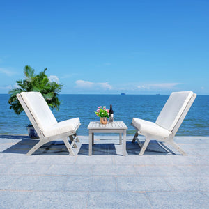 Safavieh Chaston 4 Piece Outdoor Living Set With Accent Pillows PAT7044H