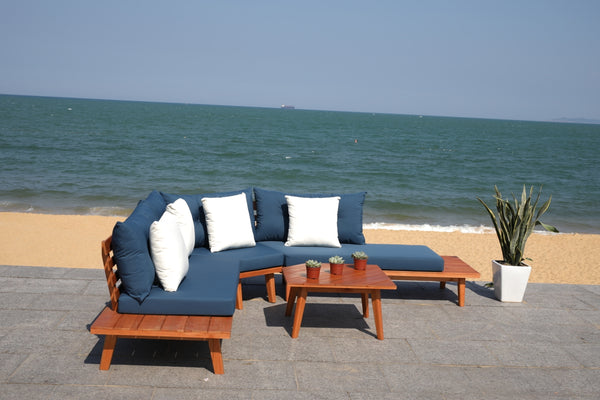 Lansen 4 Piece Corner Living Set in 