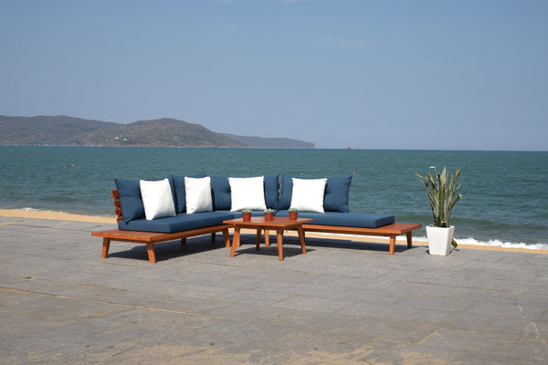 Lansen 4 Piece Corner Living Set in 