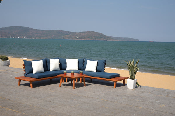 Lansen 4 Piece Corner Living Set in 