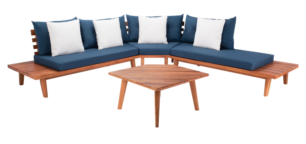 Lansen 4 Piece Corner Living Set in 