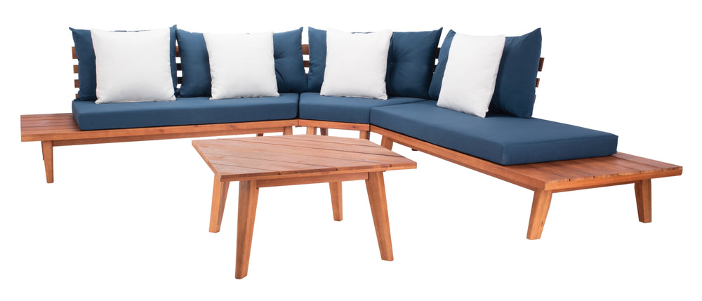 Lansen 4 Piece Corner Living Set in 