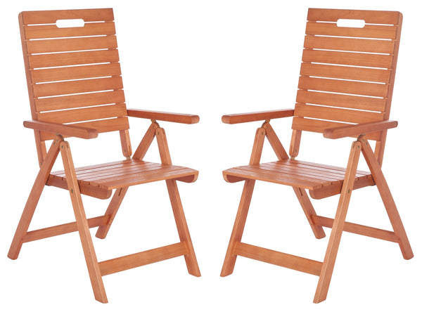 Rence Contemporary Folding Chairs Set of 2 - Stylish Eucalyptus Wood for Outdoor Relaxation & More!