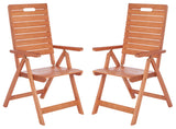 Rence Contemporary Folding Chairs Set of 2 - Stylish Eucalyptus Wood for Outdoor Relaxation & More!