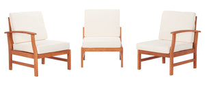 Parcer 4 Piece Living Set in Natural / Beige