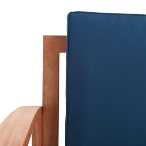 Parcer 4 Piece Living Set in Natural / Navy