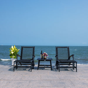 Chantelle Set - Luxurious Coastal Outdoor Lounge Chairs with Stools and Stylish End Table for Entertaining