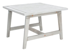 Casella Outdoor Acacia Wood Lounge Set with Chairs, Ottomans, and Stylish End Table for Relaxation