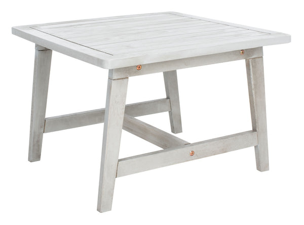 Casella Outdoor Acacia Wood Lounge Set with Chairs, Ottomans, and Stylish End Table for Relaxation