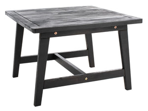 Casella Outdoor Acacia Wood Lounge Set with Chairs, Ottomans, and Stylish End Table for Relaxation