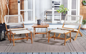 Safavieh Casella Set Natural / White Rope Wood PAT7077D