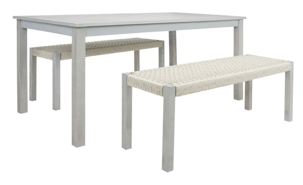 Safavieh Aquina Dining Set Grey Wood PAT7081B
