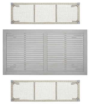 Safavieh Aquina Dining Set Grey Wood PAT7081B