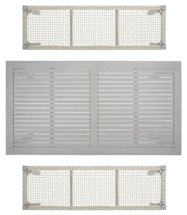 Safavieh Aquina Dining Set Grey Wood PAT7081B