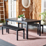 Safavieh Aquina Dining Set Black Wood PAT7081C