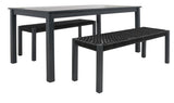 Safavieh Aquina Dining Set Black Wood PAT7081C