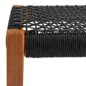 Safavieh Aquina Dining Set Natural / Black  Wood PAT7081E