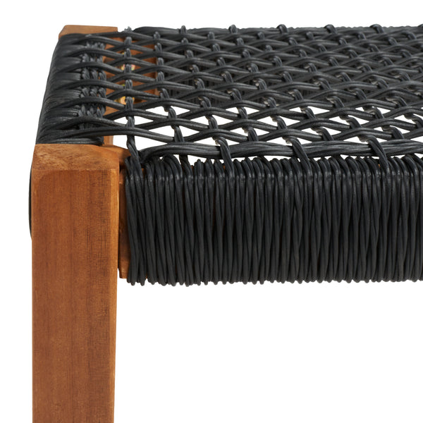 Safavieh Aquina Dining Set Natural / Black  Wood PAT7081E