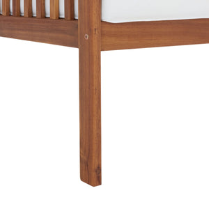 Safavieh Finnick Outdoor Bench Natural/Beige Cushion Wood / Polyester PAT7303A