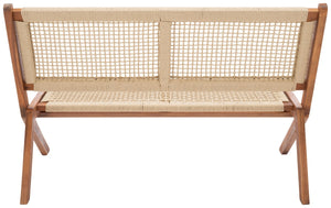 Safavieh Kobina Outdoor Bench Natural/Natural Rope Wood / Nylon Rope PAT7304A
